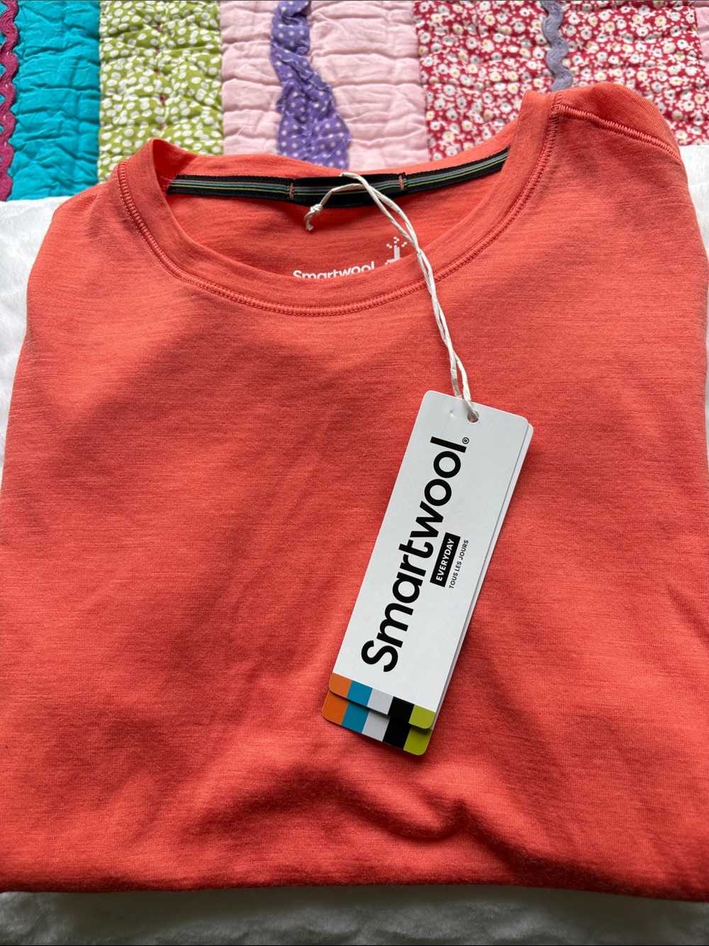 Smartwool Womens Coral Crewneck SS Tee  NWT Size XS